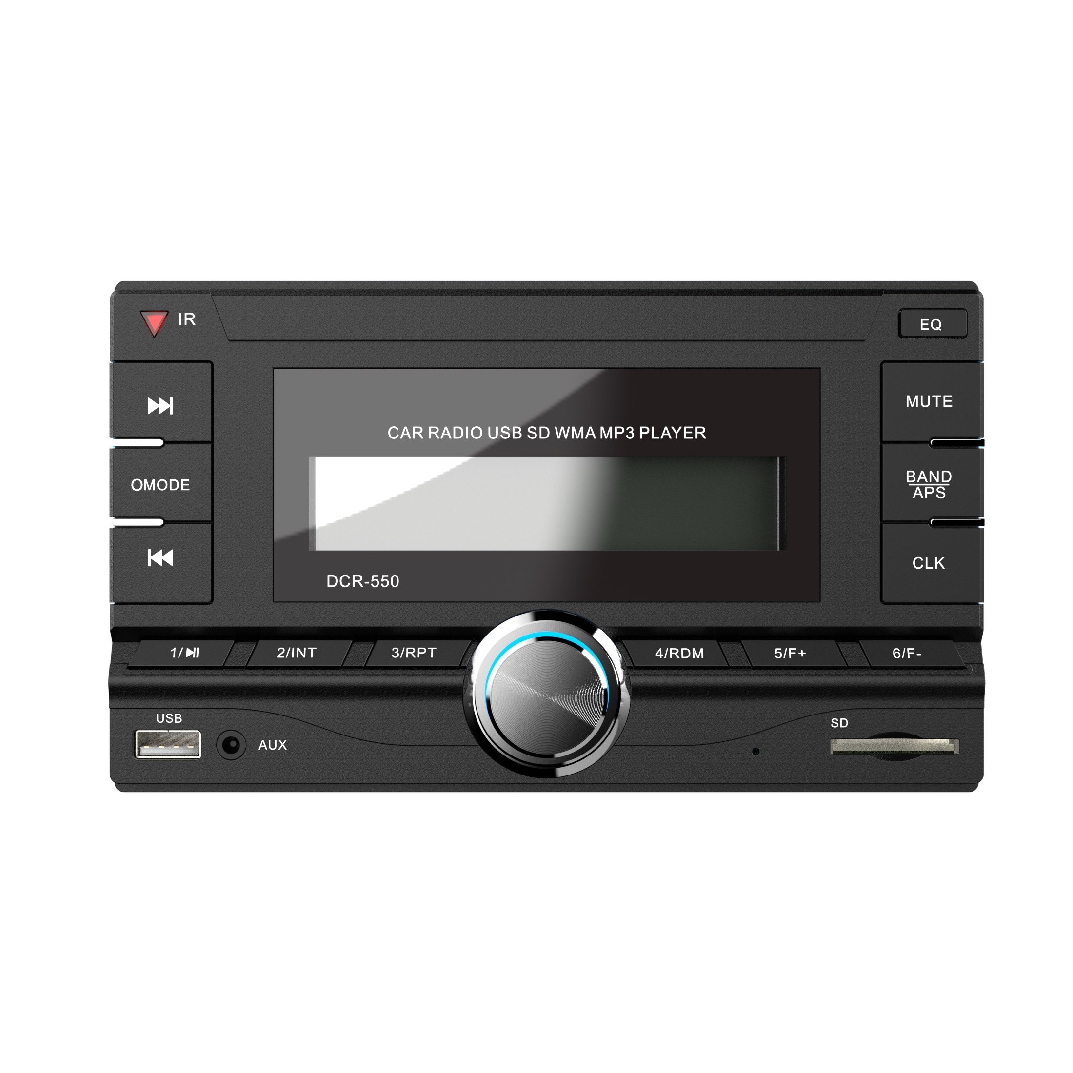 Auto-Stereo-MP3-Player, MP3 auf Auto, Autoteil, Auto-LCD-Player, Auto-Audio-Sets, festes Panel, Doppel-DIN, Auto-MP3-Player