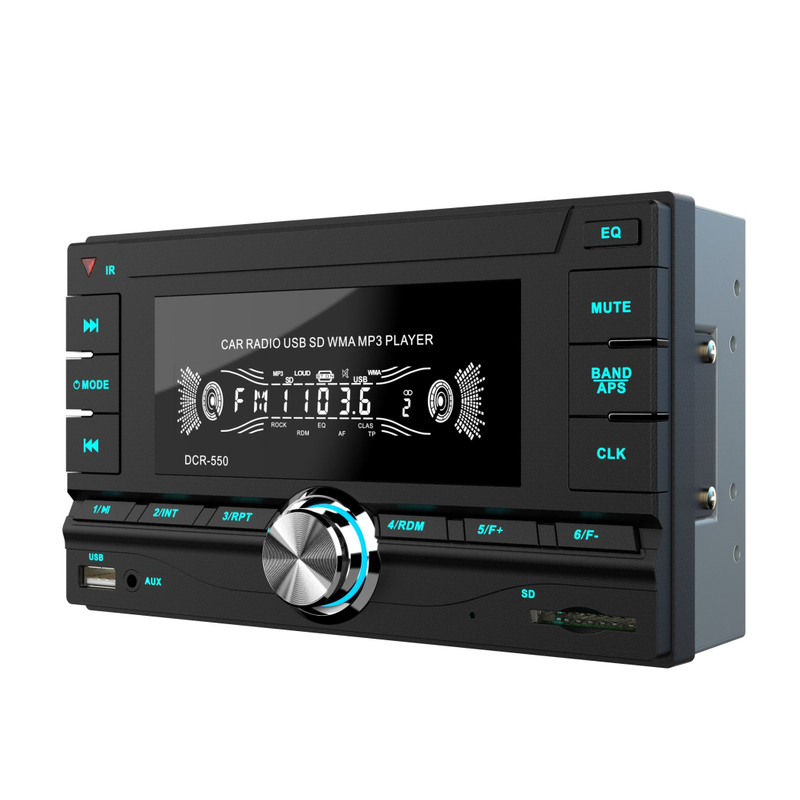 Auto-Stereo-MP3-Player, MP3 auf Auto, Autoteil, Auto-LCD-Player, Auto-Audio-Sets, festes Panel, Doppel-DIN, Auto-MP3-Player