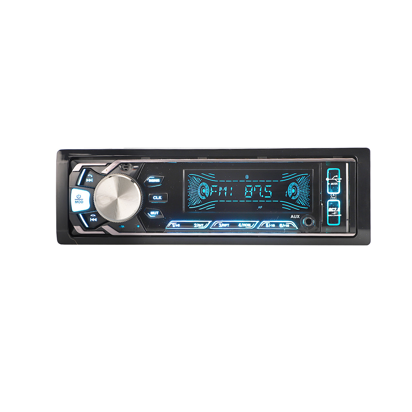 MP3-Player, Autoladegerät, MP3-Player, Einzel-DIN-Auto-MP3-Player mit festem Panel