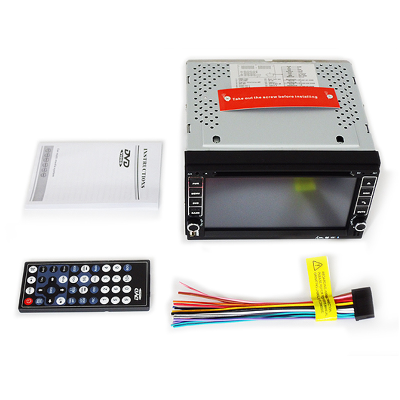 Doppel-DIN-Autoradio 6,5 Zoll Doppel-DIN 2DIN-Auto-DVD-Player mit Wince-System