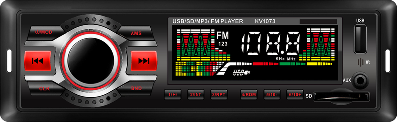 Auto-MP3-Player mit festem Panel Ts-1073f