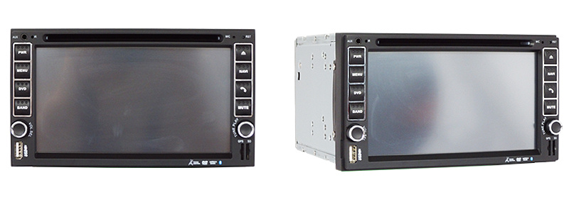 6,2-Zoll-Doppel-DIN-Auto-DVD-Player mit TFT-Touchscreen