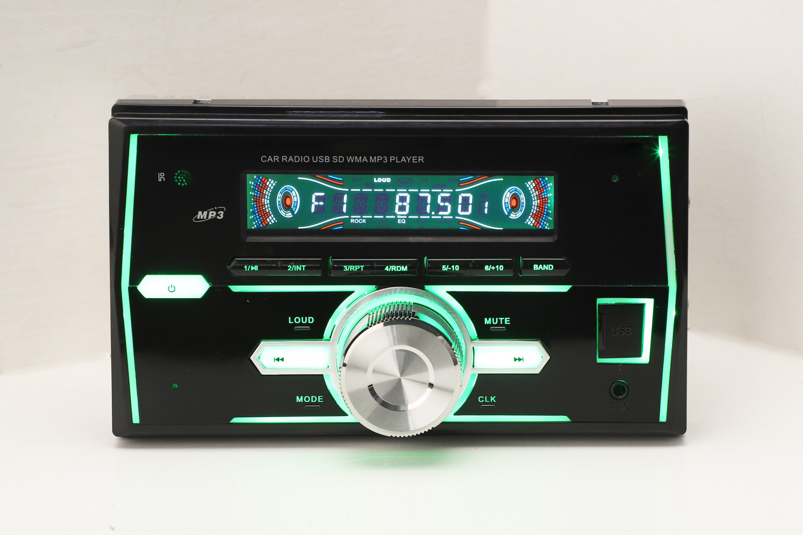Auto-LCD-Player, Autoelektronik, Doppel-DIN-Autoradio, Autoradio, Autoradio mit Bluetooth