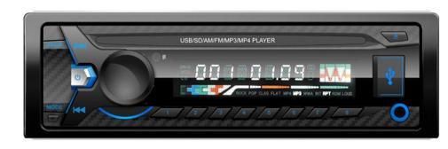 Abnehmbarer Panel-Auto-MP3-Player Ts-3245D High Power