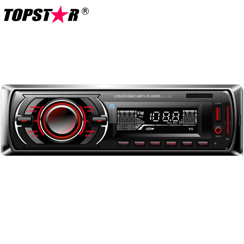 Auto-Audio-FM-Transmitter, Audio-MP3-Player mit festem Panel, hohe Leistung und Bluetooth