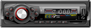 Auto-MP3-Player mit festem Panel, hochempfindlicher FM-Empfänger