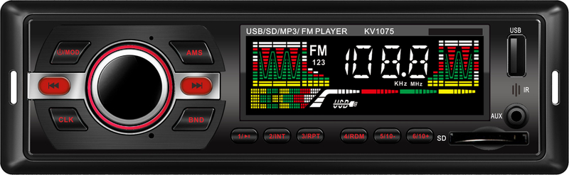 Auto-MP3-Audio, Autoradio, Auto-Stereo-MP3-Player, MP3-Player für Auto-Stereo-Auto-MP3-Player mit festem Panel