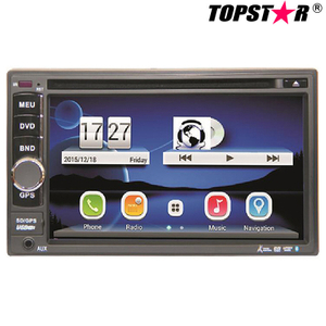 Touchscreen-DVD-Auto-Audio-Autoradio 6,5-Zoll-2-DIN-Auto-DVD-Player mit Wince-System