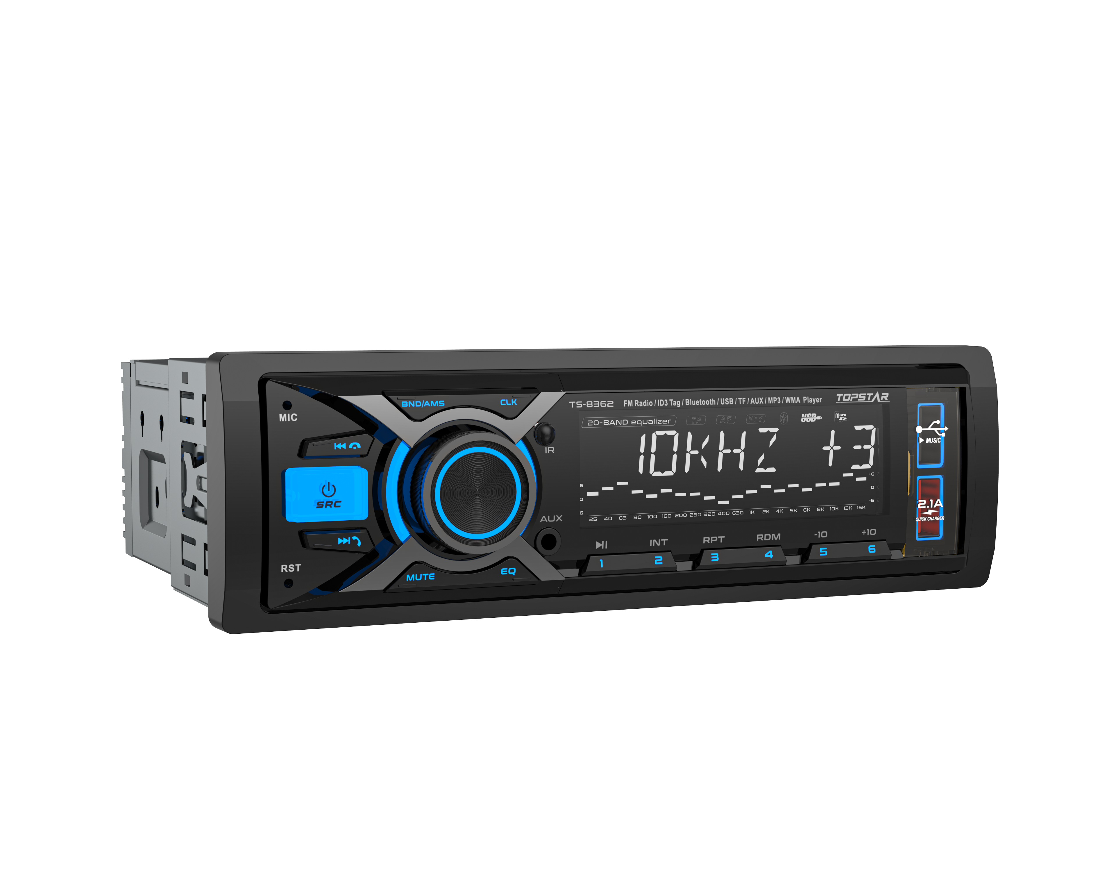  Car-Audio-MP3-Player mit Bluetooth-Funktion