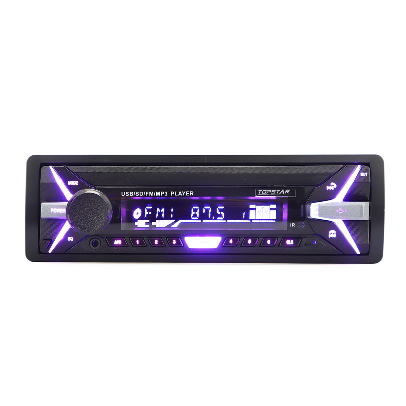 FM-Transmitter, Audio, Auto-MP3-Audio, MP3-auf-Auto-Auto-Audio, abnehmbarer Einzel-DIN-Auto-MP3-Player