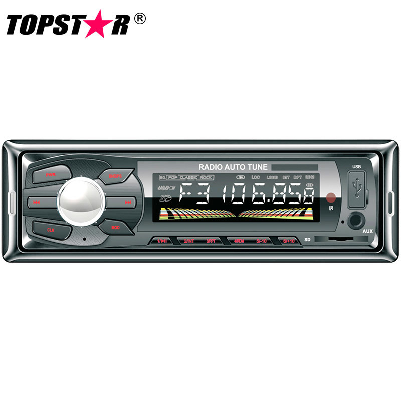 Ein DIN-Auto-MP3-Player mit festem Panel und SD-Player mit ID3-Tag