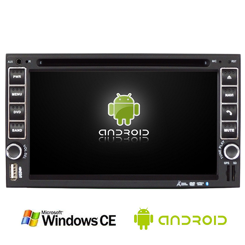 Doppel-DIN-Autoradio 6,5 Zoll Doppel-DIN 2DIN-Auto-DVD-Player mit Wince-System