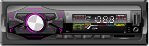 Auto-Stereo-MP3-Player Auto-Stereo-Einzel-DIN-Auto-MP3-Player mit festem Panel