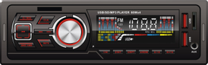 MP3-Player für Autoradio, Auto-Video-Player, ein DIN-MP3-Auto-Player mit festem Panel und doppeltem USB