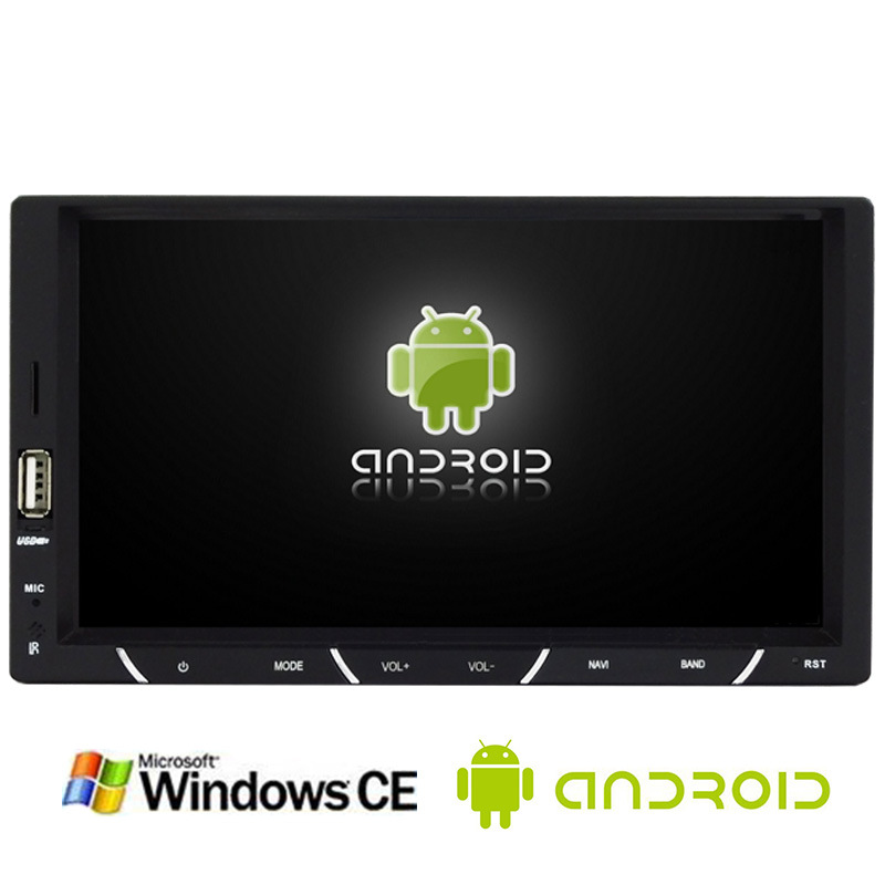 Touchscreen-DVD-Autoradio-Sets, 7,0-Zoll-Doppel-DIN-Auto-MP5-Player mit Android-System
