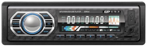 MP3-Player für Autoradio, Auto-Video-Player, Autoradio mit festem Panel, USB-Player, Auto-MP3-Player