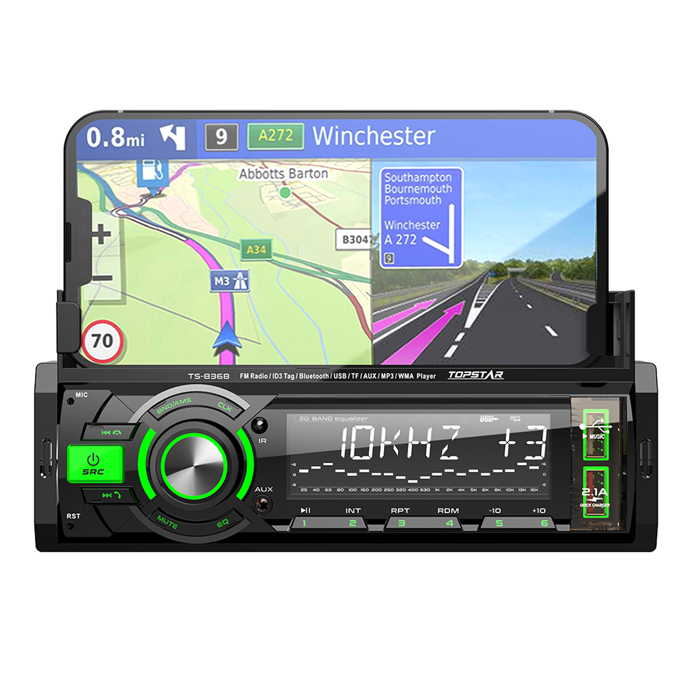 Ein Din Car Audio MP3-Player mit Bluetooth